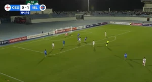 U 19 | ანდრია ბართიშვილის გოლი ისლანდიის ნაკრების წინააღმდეგ