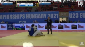 ვლადიმერ ახალკაცმა იტალიელ მეტოქესთან იპონით მოიგო და 1/2-ფინალში გავიდა