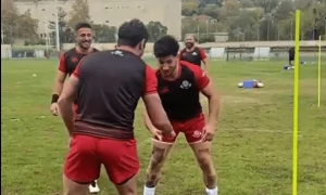 ჯე ი რა ნი - საქართველოს მორაგბეთა ეროვნული ნაკრების ორიგინალური ვარჯიში