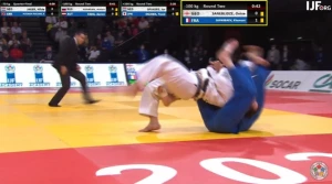 ონისე სანებლიძემ ფრანგი მეტოქე იპონით დაამარცხა