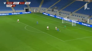 საბერძნეთის ნაკრების მეორე გოლი საქართველოს კარში