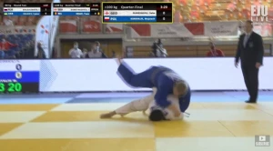 ევროპის ახალგაზრდული ჩემპიონატი – საბა ინანეიშვილის იპონი და 1/2-ფინალის საგზური