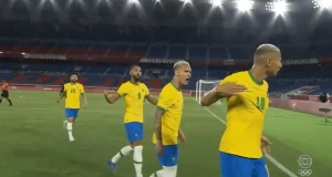 ტოკიოს ოლიმპიადა | რიშარლისონმა გერმანიის ნაკრებთან ანგარიში გახსნა (ვიდეო)