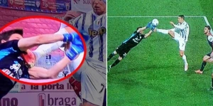 რონალდუს უხეშობა კალიარის მეკარის წინააღმდეგ (ვიდეო)