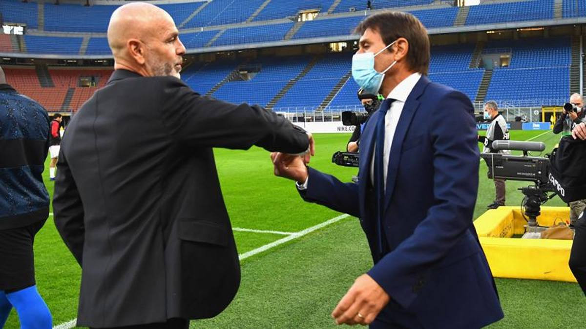 antonio conte and stefano pioli-ის სურათის შედეგი