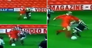 უცნობი კადრები: 10 წლის უეინ რუნის გოლი ლივერპულის მაისურით (ვიდეო)