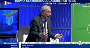 ტიციანო კრუდელის ემოციები მილანი-ლაციოს მატჩში (ვიდეო)