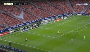 კარასკოს გოლი ბარსელონას კარში (ვიდეო)