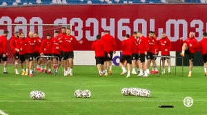 საქართველოს ნაკრების ბოლო ვარჯიში ისტორიულ მატჩამდე (ვიდეო)