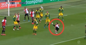 ფეიენოორდის მცველის ულამაზესი გოლი დენ ჰააგის კარში (ვიდეო)