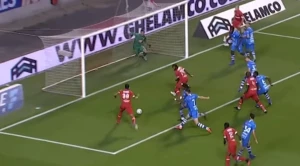 კურიოზი - ანტვერპენის ფეხბურთელმა ცარიელ კარში ააცილა (ვიდეო)