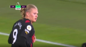 ერლინგ ჰოლანდის მეორე გოლი ლიდსის კარში