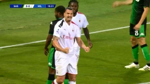 ზლატან იბრაჰიმოვიჩის გოლი სასუოლოს კარში (ვიდეო)