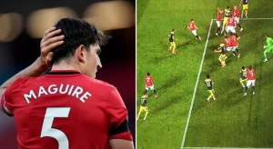 რას აკეთებდა მაგუაიერი საუთჰემპტონთან ბოლო წუთზე გაშვებული გოლისას (ვიდეო)