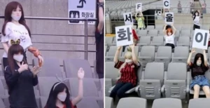 სექს თოჯინების სტადიონზე გამოყენებისთვის კორეული გუნდი ბოდიშს იხდის