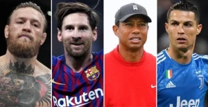 გასული წლის ყველაზე მაღალშემოსავლიანი სპორტსმენები