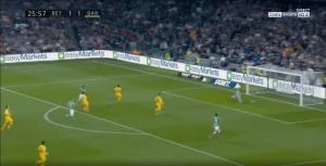 ფეკირმა ბარსელონას მეორე გოლი გაუტანა და ბეტისი დააწინაურა (ვიდეო)