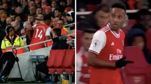 ბრაიტონთან მატჩის 88-ე წუთზე ობამეიანგი ტუალეტში გავიდა