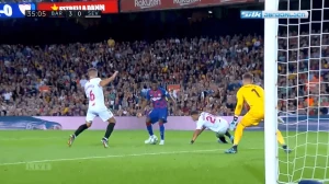 დემბელეს ბრწყინვალე გოლი სევილიას კარში (ვიდეო)