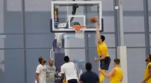 გოგა ბითაძის ჩატენვა ინდიანას ვარჯიშზე (ვიდეო)