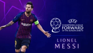 ჩემპიონთა ლიგის 2018/19 წლების სეზონის საუკეთესო თავდამსხმელი ცნობილია