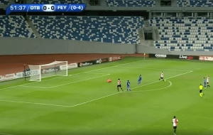 ლევან შენგელიამ დინამო თბილისი ფეიენორდთან მატჩში დააწინაურა (ვიდეო)