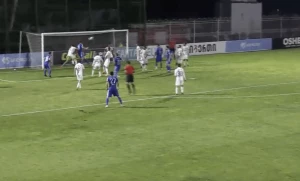 კუტალიამ ლოკომოტივის კარი თავური დარტყმით აიღო (ვიდეო)