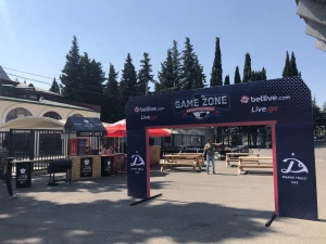 დინამო არენაზე betlive.com-ის GAME ZONE უკვე მოეწყო (ფოტო)