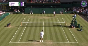 კირგიოსის უცნაური ჩაწოდება და ეისი ნადალთან (ვიდეო)