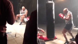 53 წლის მაიკ ტაისონი კვლავ შესანიშნავ ფორმაშია (ვიდეო)