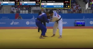 ბექა ღვინიაშვილი ევროპული თამაშების მერვედფინალშია! (ვიდეო)