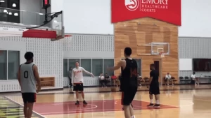 გოგა ბითაძე ატლანტაში ვარჯიშობს (ვიდეო)