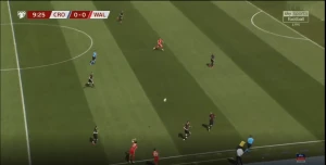 ბეილმა აუტი ცენტრიდან მოაწოდა და გუნდელი ერთი-ერთზე დატოვა (ვიდეო)