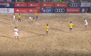 2018 წლის საუკეთესო გოლი პლაჟის ფეხბურთში ნამდვილი შედევრია! (ვიდეო)