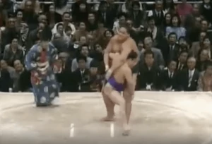 98 კგ-იანი მაინოუმის საოცარი გამარჯვება 233 კგ-იან იოკოძუნა აკებონოსთან (ვიდეო)