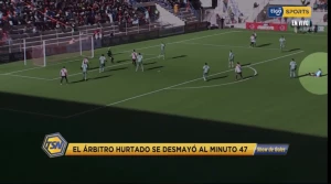 ბოლივიის ჩემპიონატში მატჩის მიმდინარეობისას მსაჯი გარდაიცვალა (ვიდეო)