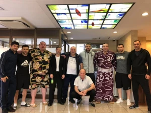 გაგამარუ და ტოჩინოშინი ქართველ ძიუდოისტებს ტოკიოში შეხვდნენ (ფოტოები)