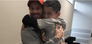 მესი ყაზახ ფანს შეხვდა და მას ოცნება აუსრულა (ვიდეო)