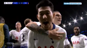 სონის შესანიშნავი გოლით ტოტენჰემი დაწინაურდა (ვიდეო)