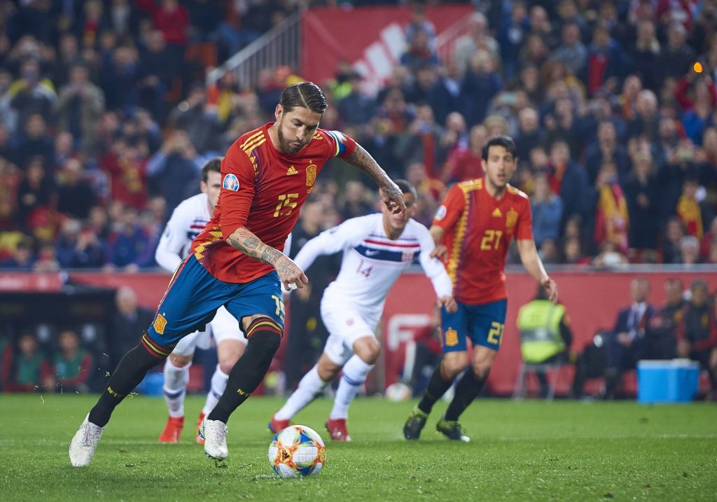 SOCCER: MAR 23 European Championships gruop F qualifying - Norway at Spain