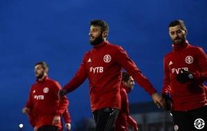 საქართველოს ნაკრებმა ირლანდიასთან მატჩამდე პირველი ვარჯიში გამართა (ვიდეო)