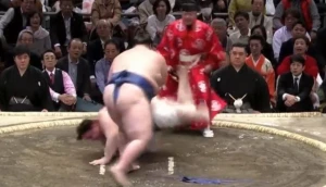 ორი ყველაზე მძიმეწონოსანი სუმოისტის ბრწყინვალე დაპირისპირება (ვიდეო)