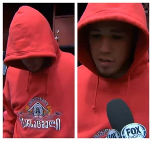 NBA-ს ვარსკვლავს დემნა გვასალიას ჰუდი აცვია (ფოტო)