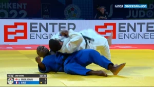 მოგება იპონით - ტატო გრიგალაშვილი მსოფლიო ჩემპიონატის 1/8-ფინალშია