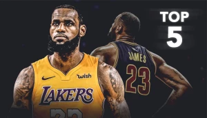 ლებრონ ჯეიმსი ყველა დროის ხუთეულში