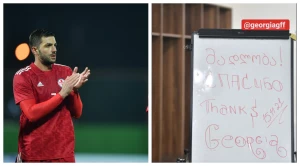 "მადლობა" - უზბეკების სასიამოვნო ჟესტი თამაშის შემდეგ | PHOTO