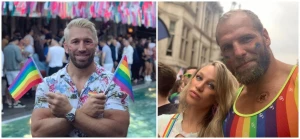 ინგლისის მორაგბეთა ნაკრების ვარსკვლავები ლონდონ პრაიდს შეუერთდნენ (ფოტო)