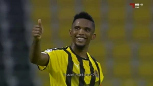 სამუელ ეტოოს მორიგი ლამაზი გოლი ყატარის ჩემპიონატში (ვიდეო)