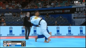 ლუკა მაისურაძის ულამაზესი იპონი ბელგიელ მეტოქესთან (ვიდეო)