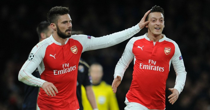 Giroud recalls Ozil's 'world champion' jokes at Arsenal - Football365